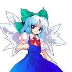  alphes cirno official_art solo touhou transparent_background wings 