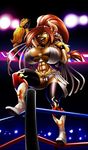  2015 abs big_breasts breasts camel_toe corruption_of_champions excellia_(coc) female horn huge_breasts master_oki_akai minotaur muscles muscular_female solo 