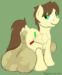  2015 animal_genitalia anus balls butt cutie_mark earth_pony equine erection fan_character feral horse horsecock huge_balls huge_penis male mammal my_little_pony penis pony puffy_anus solo vertex-the-pony 