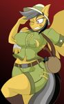  anthro big_breasts breasts canteen clothed clothing daring_do_(mlp) equine female friendship_is_magic hat horse lil_miss_jay mammal my_little_pony one_eye_closed pegasus pony red_eyes scratches solo torn_clothing wide_hips wings 