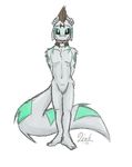  anthro collar cub cute dragon fluffy_dragon fur hair horn link_(linktoreality) linktoreality looking_at_viewer male open_mouth smile young 
