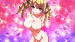  1girl blonde_hair breast_support breasts crossed_arms drill_hair large_breasts navel nipples nude_filter ore_no_nounai_sentakushi_ga_gakuen_love-comedy_wo_senryoku_de_jama_shiteru photoshop pussy reikadou_ayame smile uncensored 