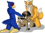  all_fours alpha_channel anal anal_penetration anthro avian balls barefoot bird blush butt canine claws crossover cum cum_in_ass cum_in_mouth cum_inside cum_on_butt cum_on_face cum_on_tongue dontbeazombie erection eyes_closed falco_lombardi falcon feathers fox fox_mccloud from_behind fur guardians_of_the_galaxy half-closed_eyes hand_on_head male male/male mammal nintendo nude open_mouth oral orgasm penetration penis plain_background raccoon rocket_raccoon sex sharp_claws sharp_teeth sitting size_difference smile star_fox teeth toe_claws tongue transparent_background video_games whiskers 
