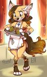  canine clothed clothing dog female mammal reign-2004 skimpy solo 