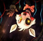  bow_tie canine cute female five_nights_at_freddy&#039;s five_nights_at_freddy&#039;s_2 fox hanging mammal mangle_(fnaf) maonii nails open_mouth wire 