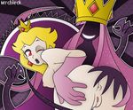  anus breasts butt butt_grab crown female ghost gloves hand_on_butt human lipstick looking_at_viewer looking_back mammal mario_bros mrcbleck nintendo nipples one_eye_closed princess_peach pussy red_eyes royalty shadow_queen smile spirit spreading video_games wink 