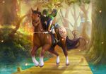  cape epona eternal_legend hood horse horseback_riding link outdoors riding the_legend_of_zelda the_legend_of_zelda:_breath_of_the_wild tree watermark weapon web_address zelda_wii_u 
