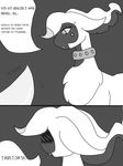  arceus blush collar comic female legendary_pok&eacute;mon lugia male manga monochrome nintendo penis pok&eacute;mon pokeality_love reluctant sweat video_games 