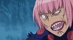  animated animated_gif fight fighting green_hair lowres pink_hair tepei tomyrod toriko 