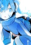  blue_eyes blue_hair ene_(kagerou_project) headphones highres kagerou_project long_hair sakutoko sleeves_past_wrists solo twintails 