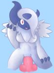  animal_genitalia breasts duo female female_focus fizwack male male/female mega_absol mega_evolution nintendo penis pok&eacute;mon pok&eacute;mon_(species) pussy sex simple_background solo_focus video_games 