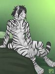  abs feline hair male mammal muscles nude pecs tiger tsaiwolf 