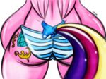  bipedal camel_toe clothing cutie_mark ep777 equine female friendship_is_magic fur hair horse mammal multicolored_hair my_little_pony panties pink_fur plain_background pony princess_cadance_(mlp) solo thick_thighs underwear white_background wings 