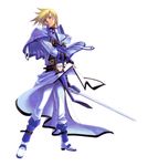  guilty_gear ishiwatari_daisuke ky_kiske male_focus official_art solo sword tabard weapon 