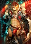  2015 abs anthro armor bulge cheetahpaws clothing feline loincloth male mammal muscles pecs solo tiger 