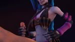  1girl 3d animated animated_gif artist_request handjob jinx_(league_of_legends) league_of_legends penis source_filmmaker source_request uncensored 