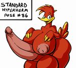  avian balls big_balls big_breasts big_butt big_penis breasts butt dickgirl huge_breasts huge_penis intersex kazooie penis text 