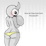  &lt;3 big_breasts breasts castform clothing huge_breasts implants looking_back nintendo pok&eacute;mon thenewsirserial underwear video_games 