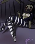  animatronic breasts female five_nights_at_freddy&#039;s_2 machine marionette_(fnaf) mechanical robot solo zraxi 