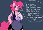  2015 anthro earth_pony english_text equine female friendship_is_magic horse mammal my_little_pony pinkie_pie_(mlp) pony solo somescrub text 