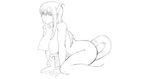  1girl breasts monochrome tagme tail world_of_warcraft wow 