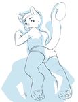  anthro aogami cat clothing cub feline looking_back male male/male mammal solo_focus underwear young 