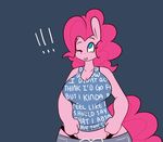 2015 anthro clothed clothing digital_media_(artwork) earth_pony english_text equine female friendship_is_magic horse mammal my_little_pony pinkie_pie_(mlp) pony solo somescrub text 