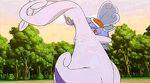 2boys animated animated_gif battle goodra lowres multiple_boys pokemon pokemon_(anime) raichu satoshi_(pokemon) throwing tierno_(pokemon) wartortle 