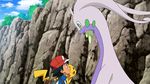  1boy animated animated_gif goodra hug pikachu pokemon pokemon_(anime) satoshi_(pokemon) 