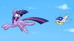  2015 blue_shell crossover equine female feral flying friendship_is_magic horn mammal mario_bros my_little_pony nintendo twilight_sparkle_(mlp) underpable video_games winged_unicorn wings 