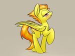  2015 blush equine female feral friendship_is_magic mammal my_little_pony pegasus smile solo spitfire_(mlp) underpable wings wonderbolts_(mlp) 