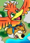  avian banjo banjo-kazooie bird jumpjump jumpjump(artist) kazooie musical_instrument rare 