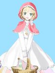  007_(pixiv295076) 1girl axis_powers_hetalia bad_id basket belgium_(hetalia) blonde_hair blue_eyes dress female short_hair simple_background solo 