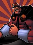  fighter m_bison male muscle street street_fighter 