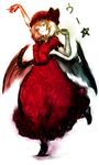  bad_id bad_pixiv_id bat_wings cong1991 hat remilia_scarlet short_hair solo touhou vampire wings 