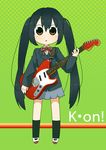  bad_id bad_pixiv_id chibi guitar instrument k-on! magamoto nakano_azusa school_uniform shoes solo uwabaki 