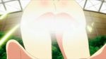  1girl animated animated_gif ass back blonde_hair butt_crack giantess nude ryouna_(senran_kagura) screencap senran_kagura short_hair solo 