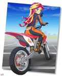  &lt;3 artist_needed equestria_girls female fire green_eyes human humanized mammal motorcycle my_little_pony source_request sunset_shimmer text 
