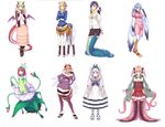  argyle argyle_legwear aruru_aruruun bee_girl blonde_hair breasts bubuzuke centaur comet_meteo doll dragon_girl dragon_horns feathered_wings feathers harpy holding_head horns insect_girl kyute_otokane lamia long_hair mamonomusume_to_no_seikatsu mamonomusume_to_no_seikatsu_~alraune_no_baai~ medium_breasts mirita_h._aesculapio monster_girl multiple_girls official_art pantyhose plant_girl purple_hair rin_drave scylla sei_monmusu_gakuen short_hair sirene_centaur smile tail tentacles thighhighs twintails vera_m._dane vivi_quinn_anaphylaxis wings 