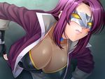  bdsm bondage bound breasts kagami_hirotaka koukawa_oboro large_breasts lilith-soft mask oboro taimanin_asagi taimanin_asagi_battle_arena through_wall 