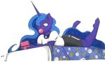  3ds bed bubble_gum charlescaw drawing friendship_is_magic my_little_pony princess_luna_(mlp) video_games 
