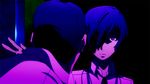  2boys animated animated_gif blue_hair hat iori_junpei multiple_boys persona persona_3 slap slapping yuuki_makoto 