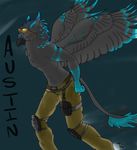  austin avian clothed clothing gryphon male rainebow solo 