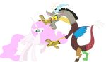  2015 absurd_res alpha_channel discord_(mlp) equine fan_character female feral friendship_is_magic hi_res horn hypnosis male mammal mind_control my_little_pony princess_celestia_(mlp) princess_molestia theshadowstone winged_unicorn wings 