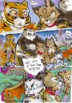  anthro areola bear better_late_than_never big_breasts breasts comic daigaijin english_text erect_nipples feline female kung_fu_panda male mammal master_tigress mei_ling nipples panda po text tiger 