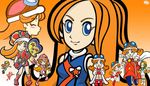  mona mona_(warioware) multiple_girls nintendo orange_hair wario_ware warioware 