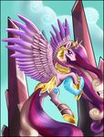  armor equine female feral friendship_is_magic horn mammal my_little_pony pridark princess_cadance_(mlp) solo winged_unicorn wings 