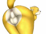  animated anthro anus balls bent_over butt canine fox fox_mccloud fur looking_back male mammal nintendo nude presenting presenting_hindquarters solo standing star_fox unknown_artist video_games 
