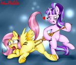  &lt;3 2015 anal anal_insertion anal_penetration anibaruthecat cutie_mark duo equine female female/female feral fluttershy_(mlp) friendship_is_magic hair hi_res holding hooves horn insertion long_hair mammal my_little_pony one_eye_closed open_mouth pegasus penetration pink_hair starlight_glimmer_(mlp) tears tongue tongue_out two_tone_hair underhoof unicorn vaginal vaginal_insertion vaginal_penetration wings 