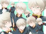  aldnoah.zero gloves green_eyes kurogoma_(monkey88) military military_uniform silver_hair slaine_troyard uniform 